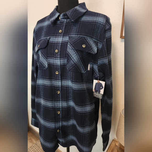 NWT COLORADO CLOTHING FLANNEL SHIRT WITH POCKETS - Picture 2 of 9